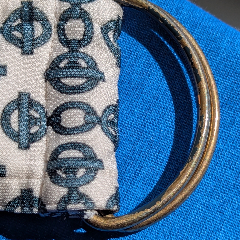 TORY BURCH Cream Green Printed Belted Midi Dress Womens Size Small - Picture 13 of 15